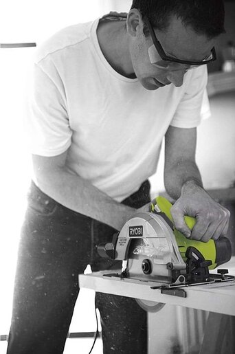 Električna  kružna testera (190mm)  1400W - RYOBI RCS1400-G
