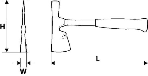 Čekić-sekira - TOPEX 02A110