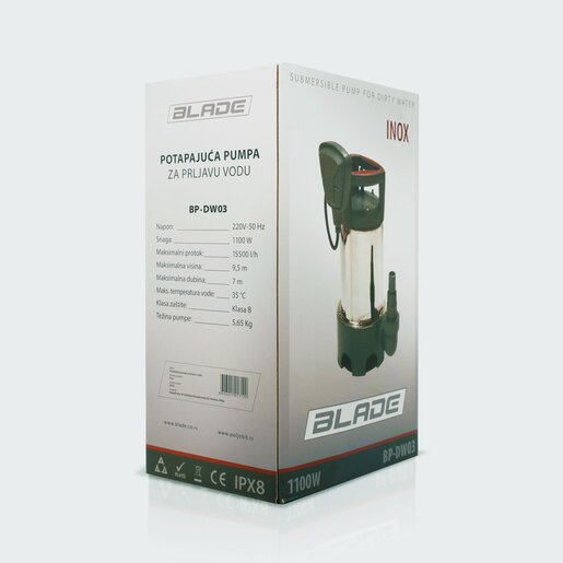 BLADE – Potapajuća pumpa za prljavu vodu – BP-DW03