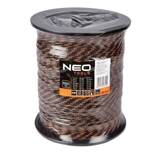 Pleteno polipropilensko uže Ø3 - 600m - NEO TOOLS (49-941)