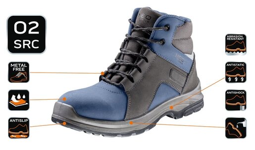 Radna čizma O2 SRC, Nubuk koža, NEO TOOLS 82-750-46