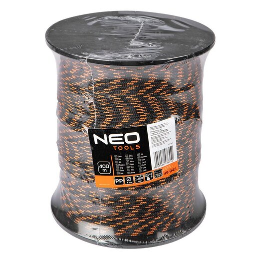 Pleteno polipropilensko uže Ø4 - 400m - NEO TOOLS (49-942)