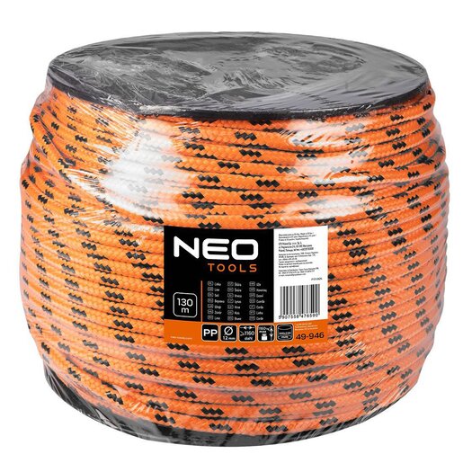 Pleteno polipropilensko uže Ø12 - 130m - NEO TOOLS (49-946)