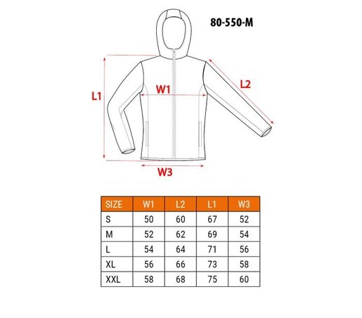 Jakna radna (ženska) - NEO TOOLS 80-550-XXL