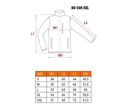 Jakna ženska (flis) - NEO TOOLS 80-500-L