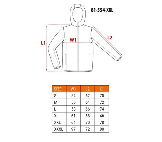 Radna jakna - NEO TOOLS 81-554-XL