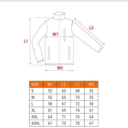 Jakna od flisa, siva - NEO TOOLS (81-503) sa dugim rukavima 81-503-M