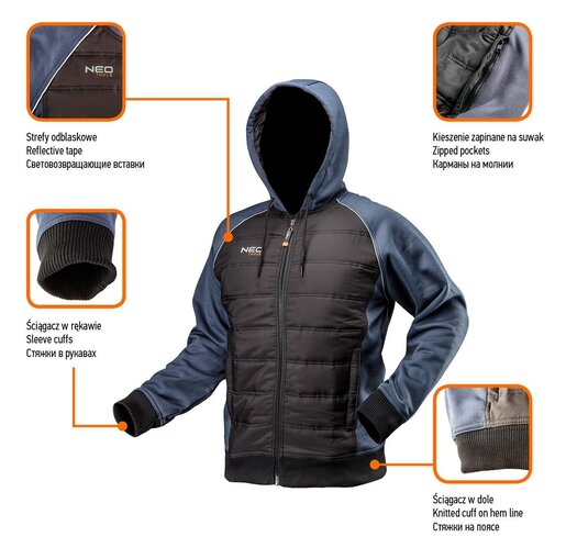 Pletena bluza - NEO TOOLS 81-556-XL