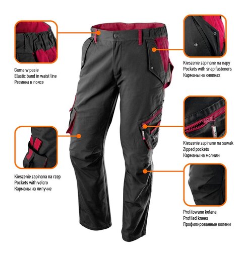 Pantalone radne (ženske) - NEO TOOLS 80-220-XXL