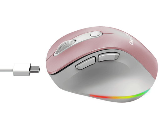 Miš GENIUS Ergo 9000S Pro Pink USB Bežični rozi