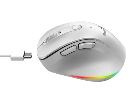 Miš GENIUS Ergo 9000S Pro Pearl White USB Bežični Pine Wood