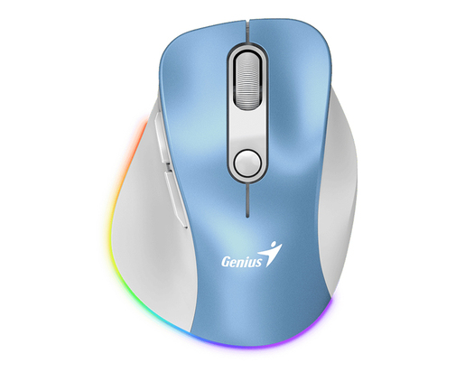 Miš GENIUS Ergo 9000S Pro Light Blue USB Bežični plavi