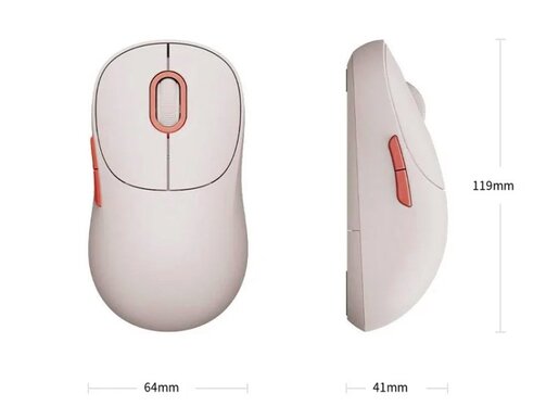 Miš XIAOMI Wireless Mouse 3 Pink GL roze (BHR8911GL)