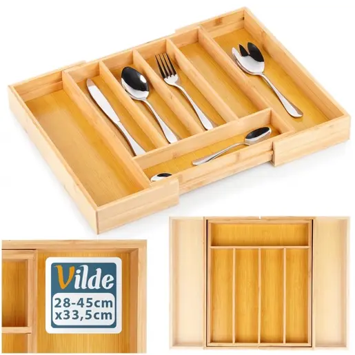 Vilde 229196 - Podesivi organizator za escajg 28-45x33.5 cm