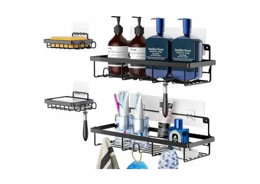 Vilde 569735 - Polica za kupatilo set 4 kom