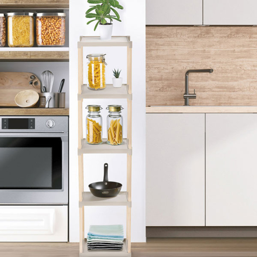 Fixwood Drvena polica multifunkcionalna-5 nivoa FIX-2011-5