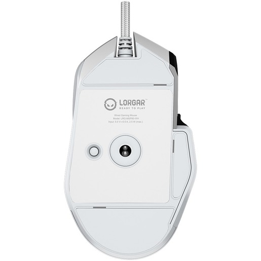 Miš LORGAR MSP80, 8000 Hz Gaming Pro, beli