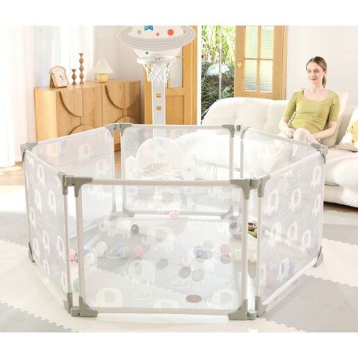 BBO ogradica 6u1 FUN 2 PLAY (WMWL01) - RAINBOW (80 x 72cm x 6kom)