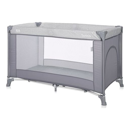 Lorelli prenosivi krevet TORINO 1 NIVO - GREY STRIPED ELEMENTS