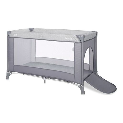 Lorelli prenosivi krevet TORINO 1 NIVO - GREY STRIPED ELEMENTS