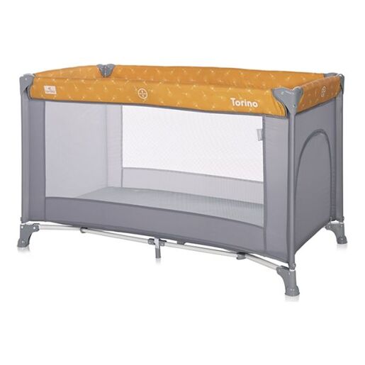 Lorelli prenosivi krevet TORINO 1 NIVO - LEMON CURRY FLORAL