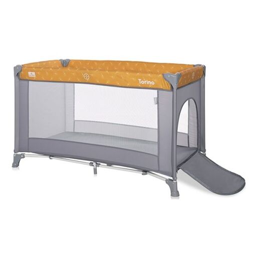 Lorelli prenosivi krevet TORINO 1 NIVO - LEMON CURRY FLORAL
