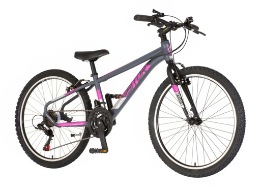 Bicikl visitor radiance 24" sivo roze