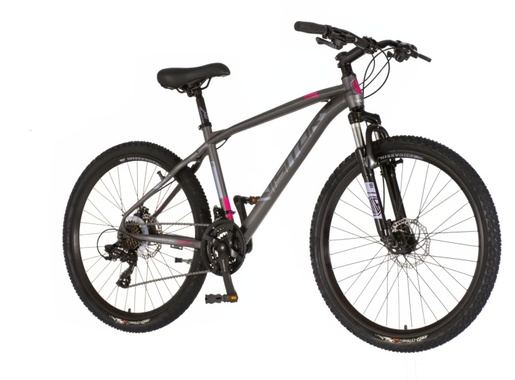 Bicikl visitor cascade 26" sivo roze