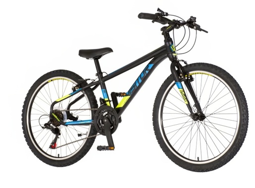 Bicikl visitor radiance 24" crno žuti