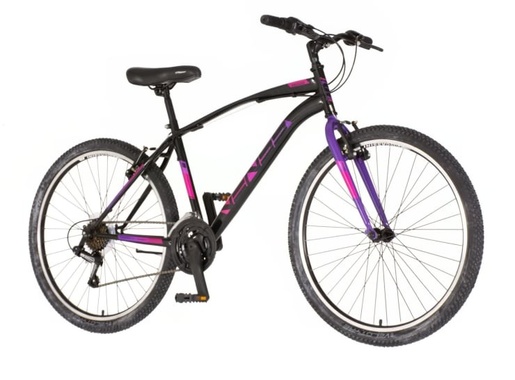 Bicikl venssini arcadia 26" crno ljubičasti