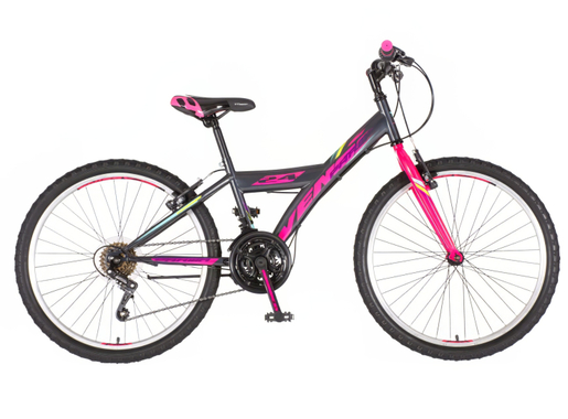 Bicikl venssini parma 24" crno roze 1241069