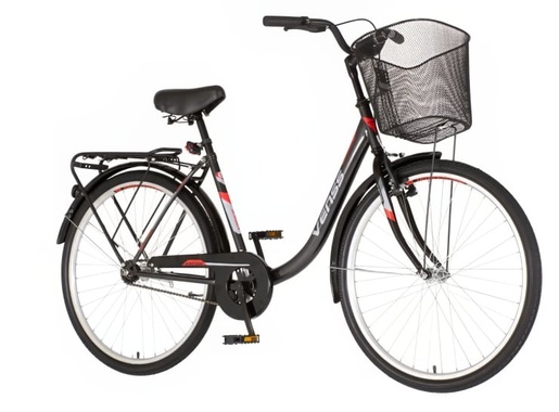 Bicikl venssini venecija 26" sivo crveni