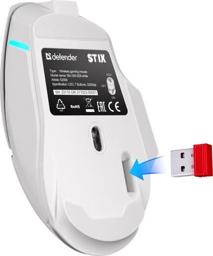 Miš Defender Stix GM-009/ 3200dpi