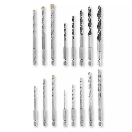 Einhell 16-del Set burgija E 6.3 1/4", M-Case