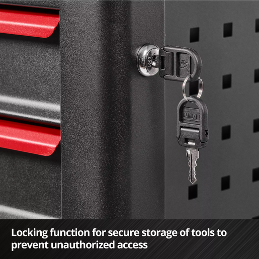 Einhell Kolica za alat sa zaključavanjem, do 135kg, 6 fioka