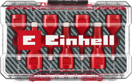 Einhell 7-del set dijamantskih burgija, M-Case