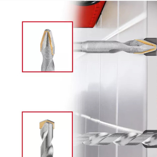 Einhell S-CASE 10 kom set burgija za ciglu i keramiku E6.3 1/4"