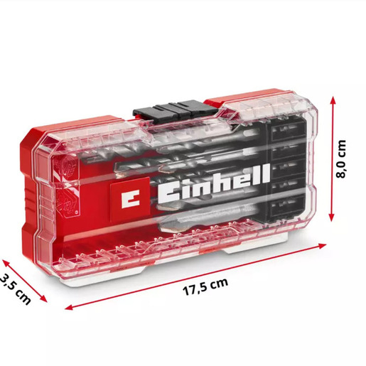 Einhell S-CASE 10 kom set burgija za ciglu i keramiku E6.3 1/4"
