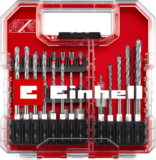 Einhell Set impaktor bitova i burgija+ L-Case 40 kom