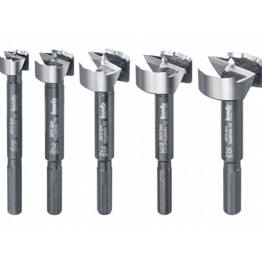 Einhell 5-delni set čeonih burgija za drvo 15-35mm Energy saving