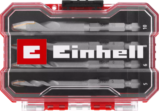 Einhell set burgija za keramiku XS-CASE 4 kom E6.3-1/4"