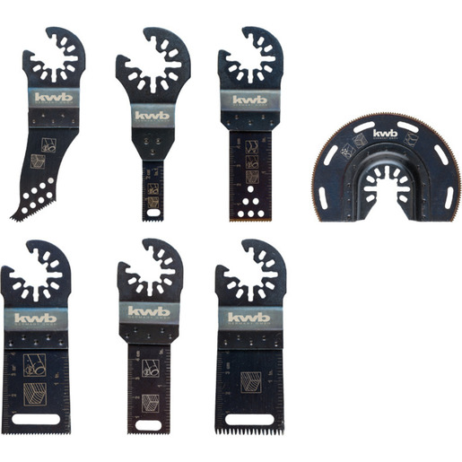 Einhell  ENERGY SAVING 7-delni set nastavaka za Multialat u alu koferu, za drvo metal gips i plastiku