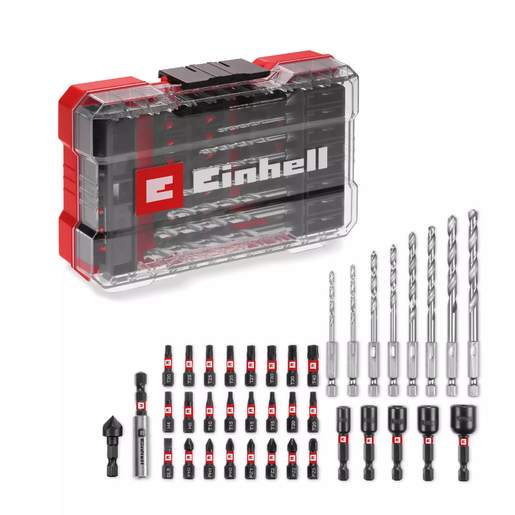 Einhell Set impaktor bitova i burgija+ M-Case 39 kom