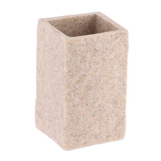 Tendance casa za cetkice 10,5x6,3x6,3 cm poliresin  natural