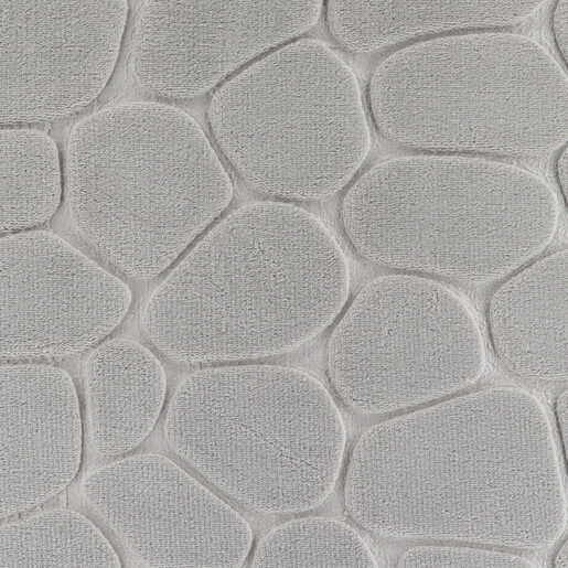 Tendance tepih za kupatilo pebble  50x80 cm memorijska pena mikrofiber siva