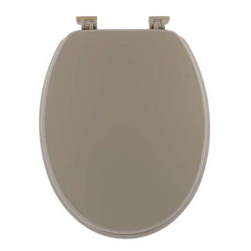 Tendance wc daska mdf sa plasticnim okovima 37,5x46cm mdf sivo smedja