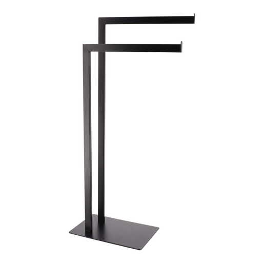 Tendance samostojeci drzac peskira sa 2 precke 36x4,5x81cm  metal crna