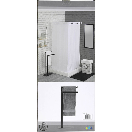 Tendance samostojeci drzac peskira sa 2 precke 36x4,5x81cm  metal crna