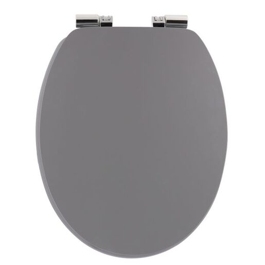 Tendance wc daska mdf sa metalnim okovima soft close 37,5x46 cm siva