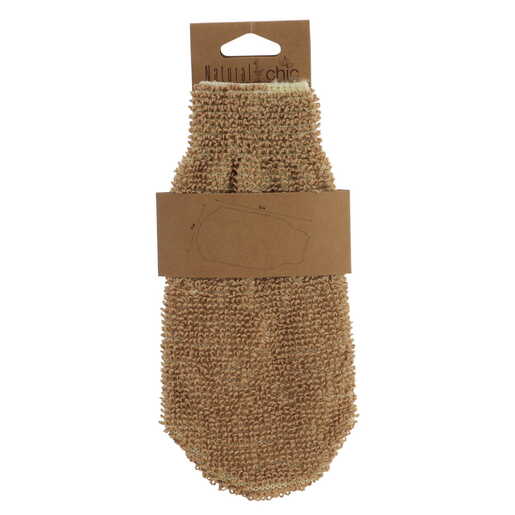 Tendance rukavica za kupanje 12x0,4x22cm pamuk/bambus sivo smedja